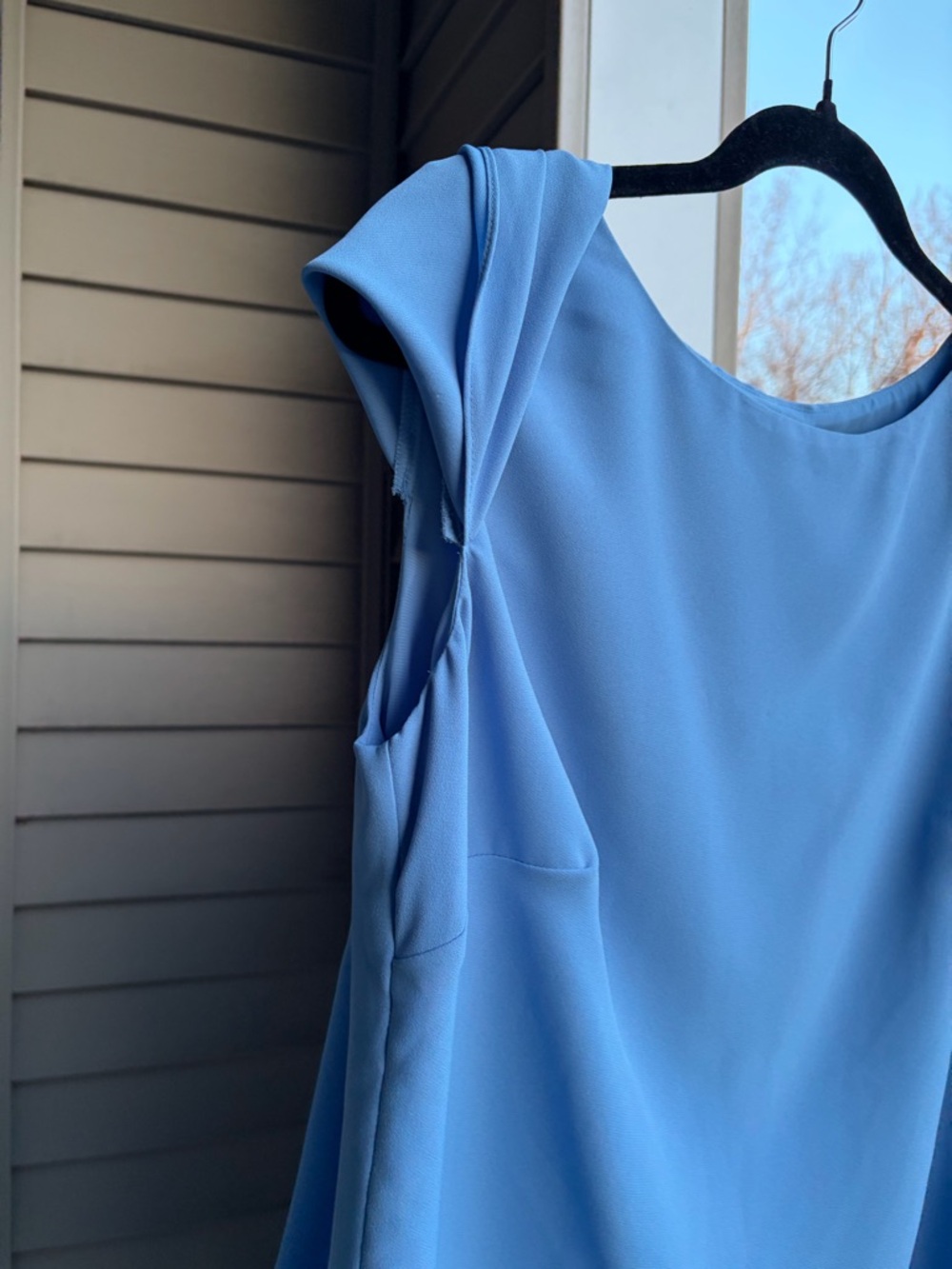 🆕✨ Lauren Ralph Lauren Blue Mini Dress Elegant Cocktail Party Bridal Size 6 - Picture 9 of 17